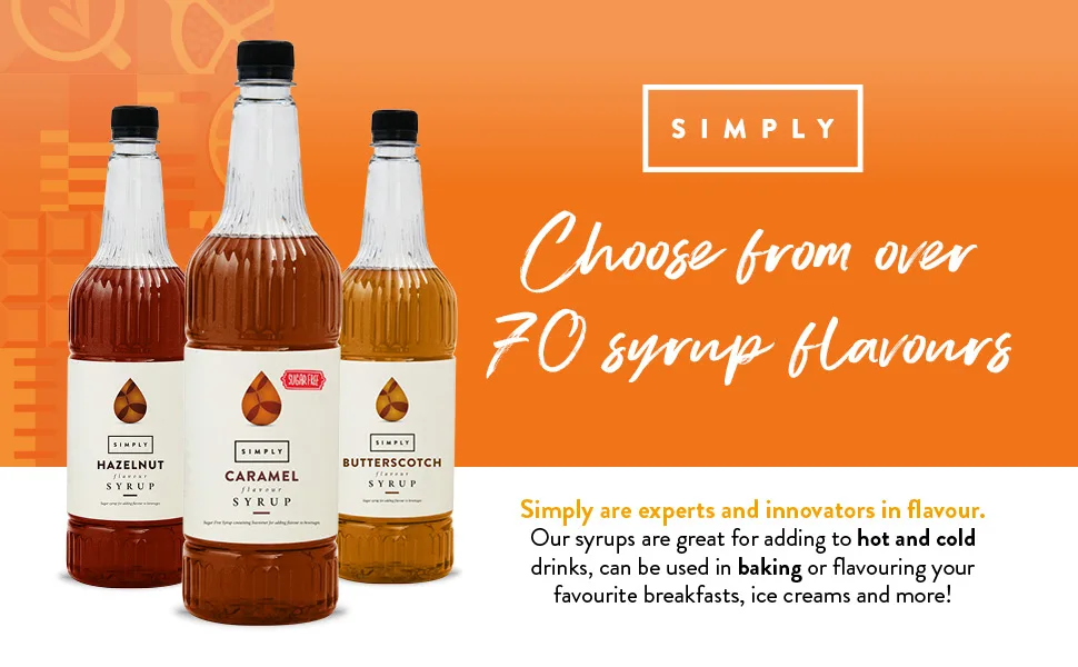 Simply Sugar Free Pumpkin Spice Syrup 1 Litre Single - Simply Syrups Range