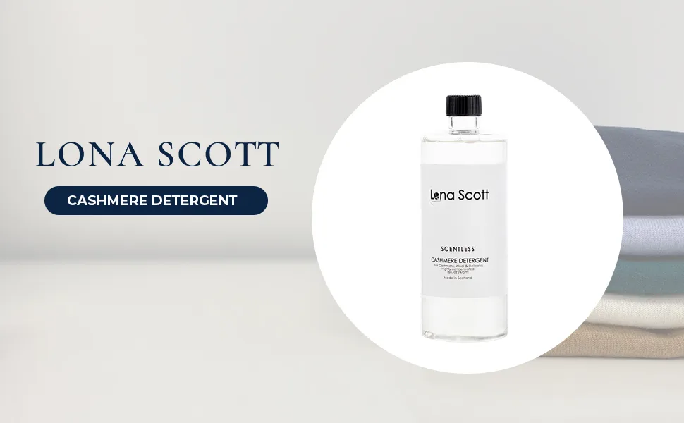Cashmere Wool & Delicates Shampoo Detergent 475ml Made in Scotland - Scentless White - Lona Scott Cashmere Store - Detergent (uk)