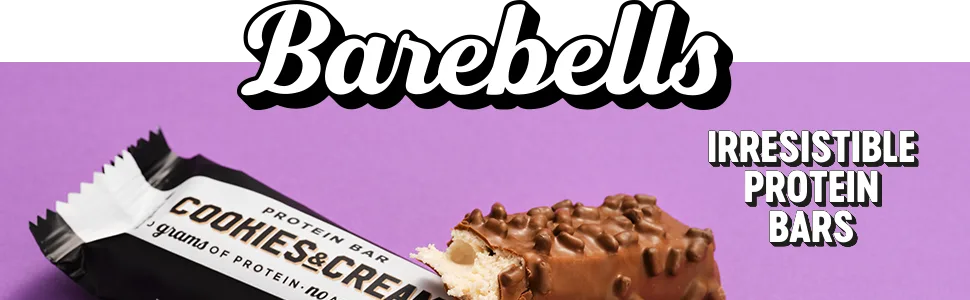 Barebells Protein Bars | 20g protein low carb chocolate bars | after workout low calorie snacks 12 x 55g (Cookies & Cream) Cookies And Cream - protein bar barebells healthy snacks protein bars post workout protein snacks
