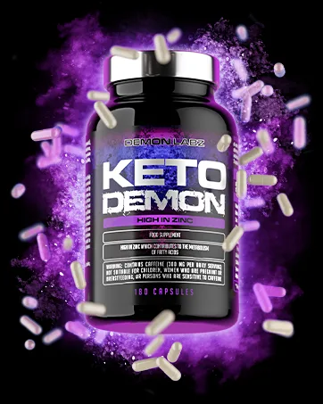 Pre Workout Demon - Hardcore Pre-Workout Powder Supplement with Creatine Caffeine Beta-Alanine and Glutamine (Berry 360g) Berry 40 Servings (Pack of 1) - KETO demon