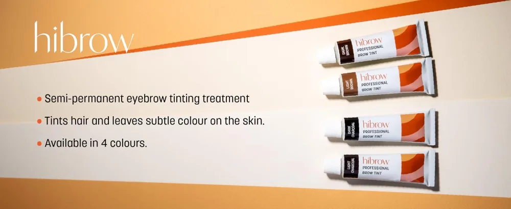 Hi Brow Professional Tint 15ml - Dark Charcoal - Semi-Permanent Eyebrow Dye - Salon Quality Eye Brow Tinting - Unique Sales Point 1