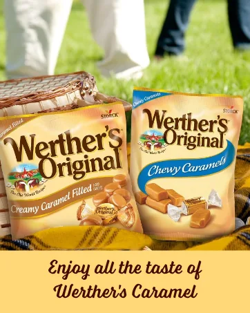 Werther's Original Caramel Popcorn Classic Caramel Flavour Ideal for Christmas 140 g (Pack of 1) - product information 2