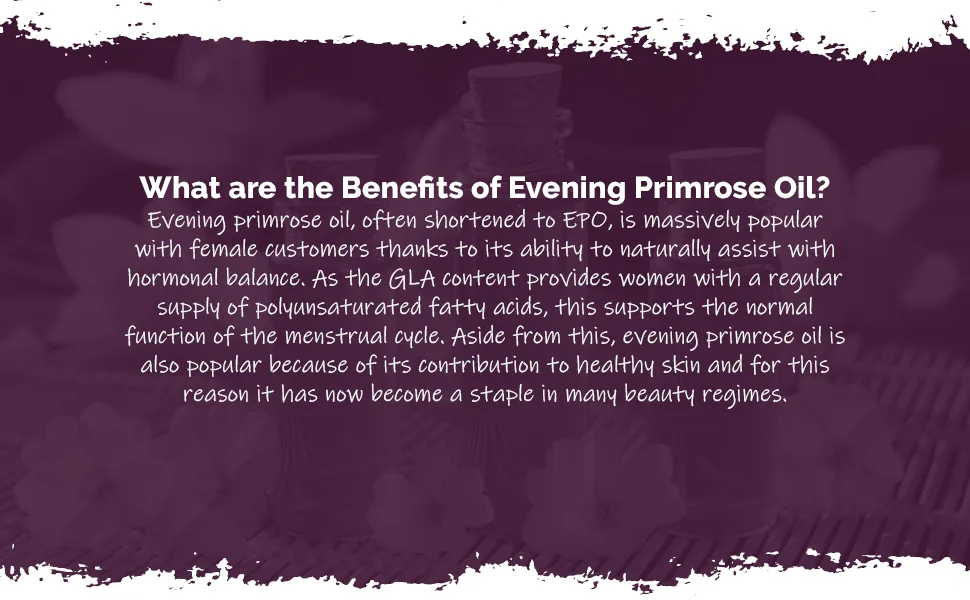 Super Strength Evening Primrose Oil 1000mg | 120 Capsules | Manufactured in The UK - E2803