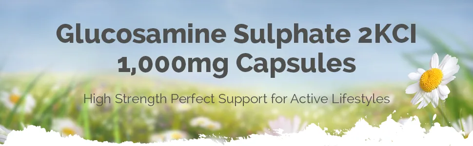 Glucosamine 1000mg | 120 Capsules | Perfect for Customers Looking to Support Active Living | Manufactured in The UK - AEBC-E573-1