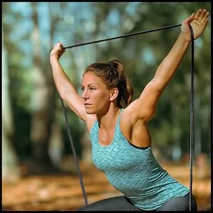 TheFitLife Resistance Pull Up Bands - Pull-Up Assist Exercise Bands Long Workout Loop Bands for Body Stretching Powerlifting Fitness Training Bonus Carrying Bag and Workout Guide Black - elastic bands
