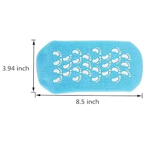 Pinkiou Moisturising Gel Socks Silicone Socks for Dry Cracked Skin Soft Moisturizing Softening Reparing for Women and Men(Blue) Socks Blue - product information 18