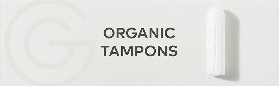 Grace & Green - Organic Tampons - Non-Applicator - Size: Regular - Made with Organic Cotton - 100% Free from Plastic - 54x Regular Tampons Regular 54 Tampons - Non-applicator Tampons - Regular