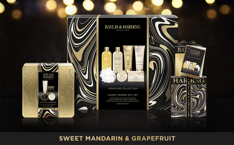 Baylis & Harding Sweet Mandarin and Grapefruit Luxury Foot Care Gift Set (Pack of 1) - Vegan Friendly - Lifestyle Banner