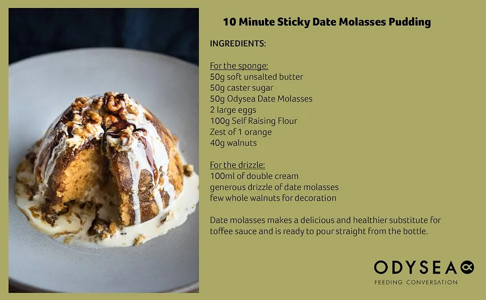 Odysea Date Molasses 250ml - sticky date pudding recipe