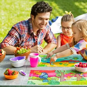 Munchkin Raise Toddler Fork And Spoon Set - (1 Fork & 1 Spoon) Assorted Colours - toddler fork and spoons