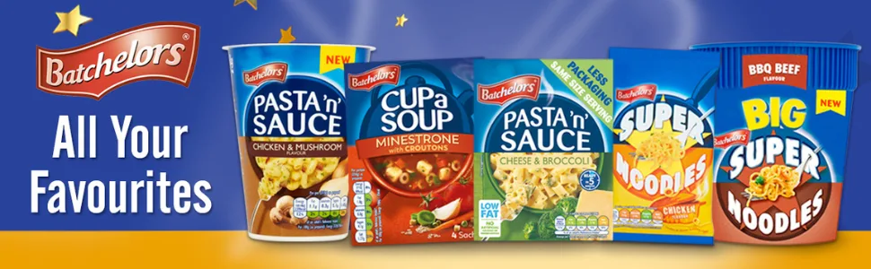 Batchelors Pasta 'n' Sauce Mac 'n' Cheese Flavour Instant Snack 99 g Packet (Pack of 1) Cheese Macaroni 99g - Range Banner