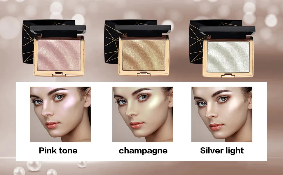 Onlyoily Highlighter - Radiance Shimmer Brick Pressed Bronzer Light-As-Air Contouring Formula (03) 01 10 g (Pack of 1) - Highlighter - Radiance Shimmer Brick Pressed Bronzer