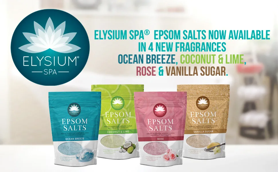 Elysium Spa Natural Rose Epsom Bath Salts - scented epsom salts