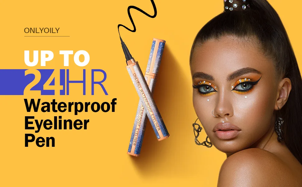 ONLYOILY Waterproof Liquid Eyeliner Precision Micro Eye Liner Pen Quick Drying Long Lasting Makeup eyeliners black Pencil - Eyeliner