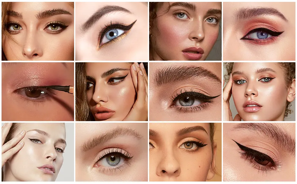 ONLYOILY Waterproof Liquid Eyeliner Precision Micro Eye Liner Pen Quick Drying Long Lasting Makeup eyeliners black Pencil - Liquid Eyeliner