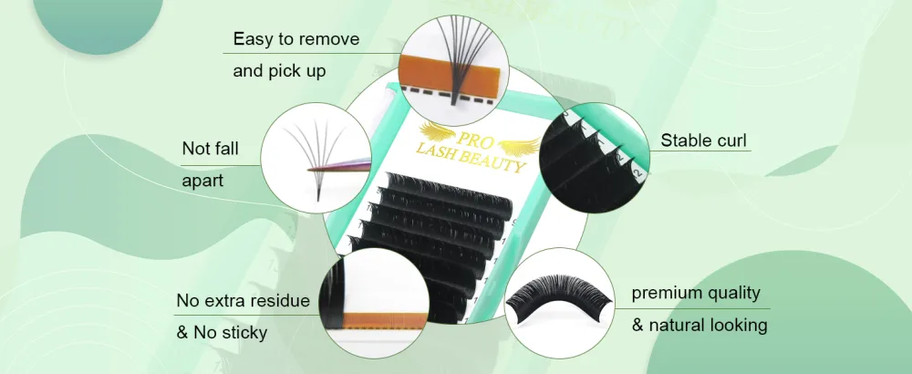 Easy Fan Volume Lashes Volume Lash Extensions Rapid Blooming Lashes Mega Volume Lash Extensions C D curl Flowering Lash Extensions Rapid Blooming Eyelash Extensions Lash Extensions (13 mm D-0.05)  - lash extension