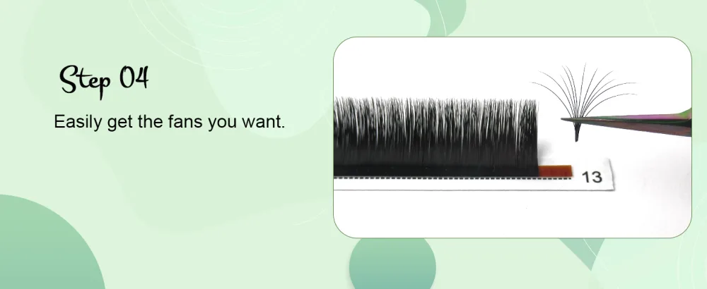 Easy Fan Volume Lashes Volume Lash Extensions Rapid Blooming Lashes Mega Volume Lash Extensions C D curl Flowering Lash Extensions Rapid Blooming Eyelash Extensions Lash Extensions (13 mm D-0.05)  - lash extension
