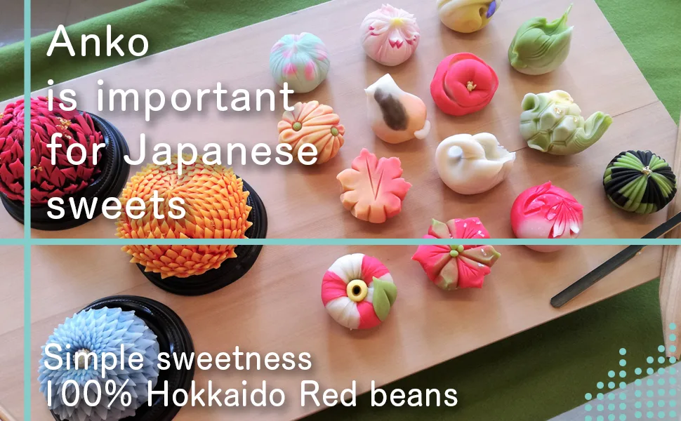 Red Bean Paste for Creative Sweets Recipes -Japanese Artisanal Strained Koshian- Additive-Free Gluten-Free Vegan 500G - Anko