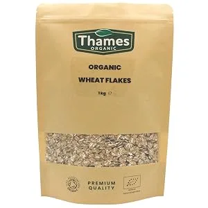 Organic Wheat Flakes 1kg - Organic Wheat Flakes