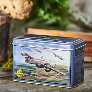 New English Teas Lancaster Bomber Tea Tin with 40 Breakfast Teabags 40 Count (Pack of 1) - lancaster bomber