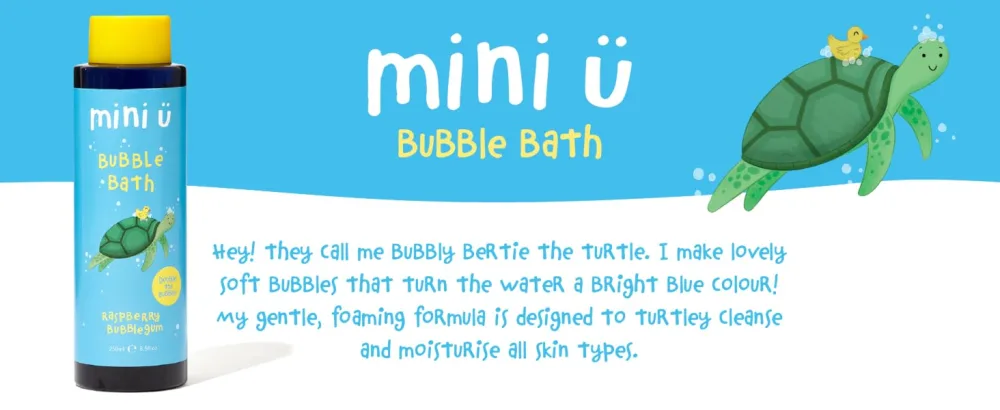 Mini U Bubble Bath - for Babies & Kids (Raspberry Bubblegum) Raspberry Bubblegum (Pack of 1) - raspberry bubble bath
