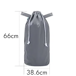 Teamoy 3pcs Nappy Bin Liner Compatible with Dekor Ubbi and Tommee Reusable Diaper Pail Wet Bag with Drawstring for Storage - Nappy Bin Liner
