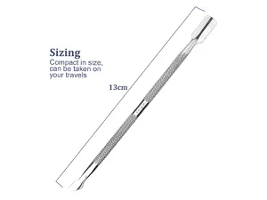 Inge Cuticle Pusher Nail Cuticle Pusher Tools Cuticle Pusher Gel Nail Remover Tool Metal Cuticle Pusher - Stainless Steel - product information 19