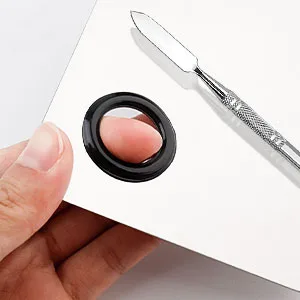 6x4" Makeup Mixing Palette Stainless Steel Cosmetic Artist Blending Palette with Spatula Tool for Mixing Foundation - makeup palette