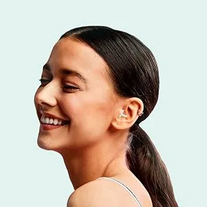 Flare Calmer Mini Small Ear Plugs Alternative Reduce Annoying Noises Without Blocking Sound Soft Reusable Silicone - Mint Mint 1 Count (Pack of 1) - Flare Calmer – Ear Plugs Alternative – Reduce Annoying Noises Without Blocking Sound