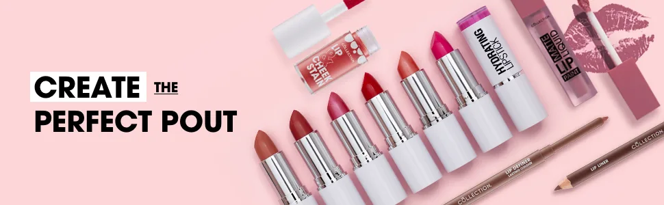 Collection Cosmetics Lasting Bold Colour Hydrating Lipstick Infused with Nutrients 3.5g Nude Peach - create the perfect pout