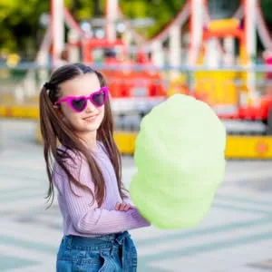 Baking Beauty and Beyond Premium Floss Sugar for Cotton Candy - Floss Sugar with Natural Ingredients for all Occasion Bulk Floss Sugar 400g - Apple - Cotton Candy Floss Sugar