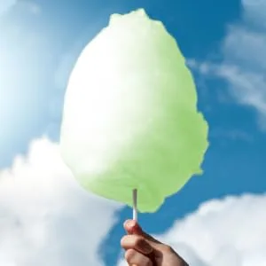 Baking Beauty and Beyond Premium Floss Sugar for Cotton Candy - Floss Sugar with Natural Ingredients for all Occasion Bulk Floss Sugar 400g - Apple - Cotton Candy Floss Sugar