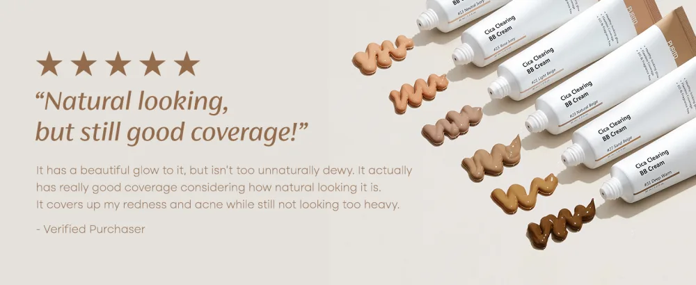 PURITO Cica Clearing BB Cream #31 Deep Warm 1 fl.oz / 30ml Vegan bb cream foundation cruelty free - REVIEW
