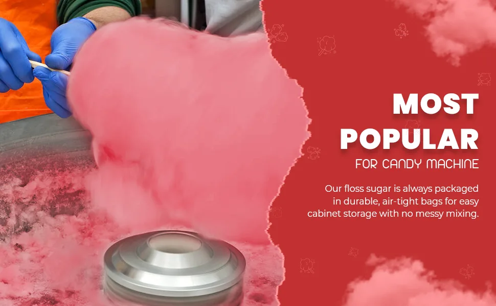 Baking Beauty & Beyond Premium Floss Sugar for Cotton Candy - Cotton Candy Flossing Sugar with Natural Ingredients Perfect for Every Occasion Bulk Floss Sugar 400g - Grape Flavour - Cotton Candy Floss Sugar