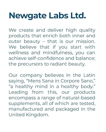 Newgate Labs Acetyl L-Carnitine 500mg 90 Tablets - High Strength Nutritional Supplement - Weight Loss & Fertility Support - Halal - NEWGATE LABS
