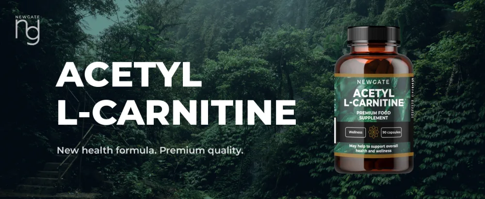 Newgate Labs Acetyl L-Carnitine 500mg 90 Tablets - High Strength Nutritional Supplement - Weight Loss & Fertility Support - Halal - NEWGATE LABS