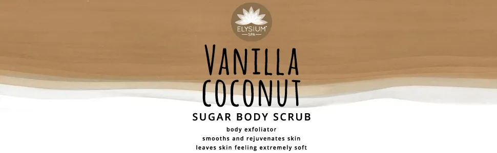 Elysium Spa Vanilla Coconut Sugar Body Scrub 200G - product information 22