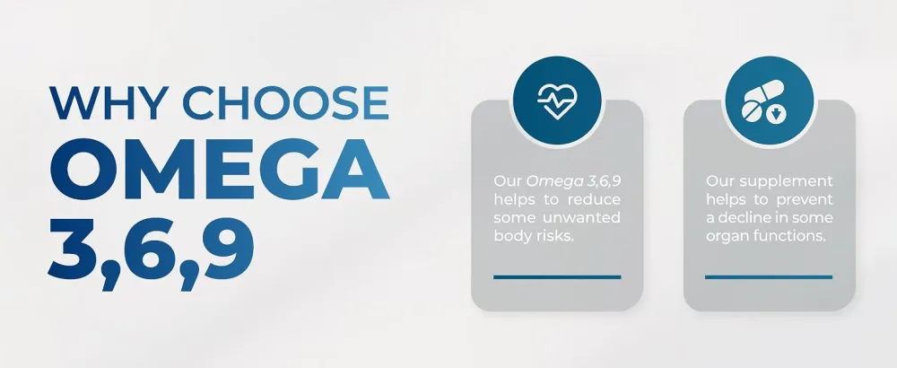 Omega 3 6 9 - Premium Nutritional Supplement - 90 Triple Omega Softgels - Made in The UK 90 count (Pack of 1) - OMEGA 369