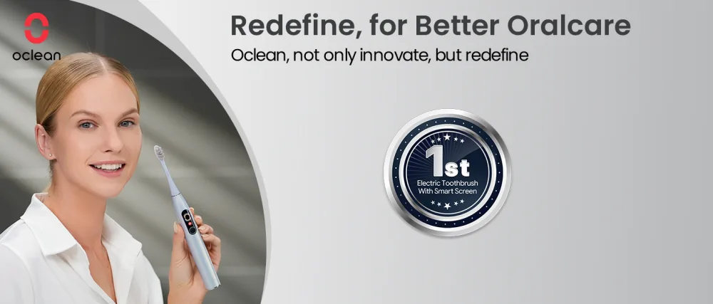 Oclean S1 Toothbrush UVC Steriliser UVC-LED Safe Sterilisation 99.9 Percent High Sterilising Rate Auto-sterilising - White One Size - electric toothbrushes adults