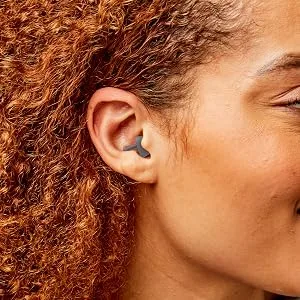 Flare Calmer Mini Small Ear Plugs Alternative Reduce Annoying Noises Without Blocking Sound Soft Reusable Silicone Grey Grey 1 Count (Pack of 1) - Flare Calmer – Ear Plugs Alternative – Reduce Annoying Noises Without Blocking Sound