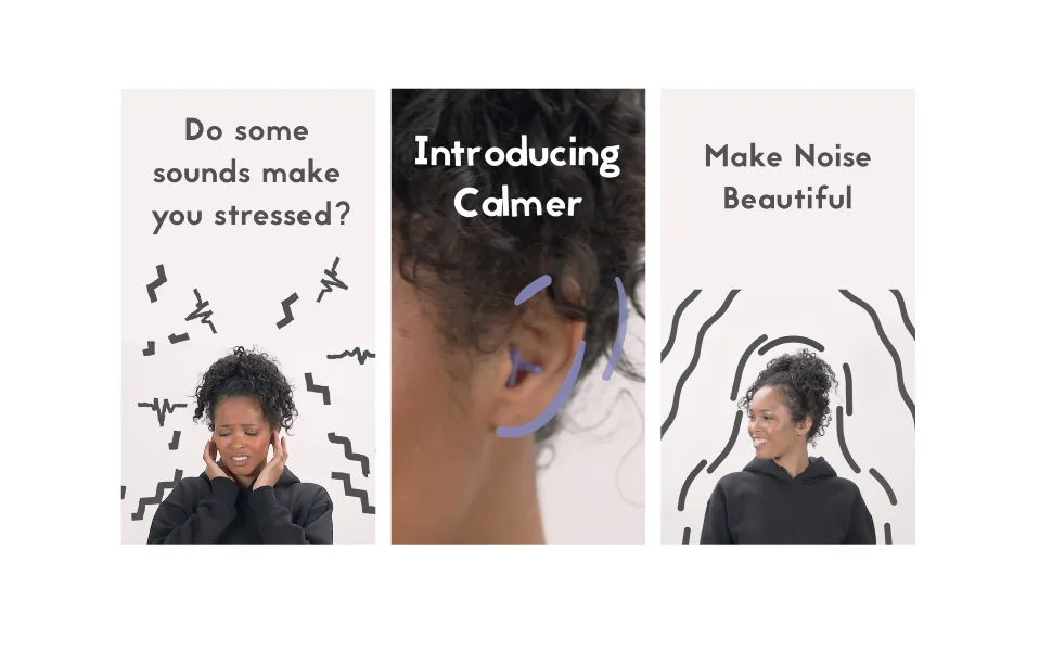 Flare Calmer Mini Small Ear Plugs Alternative Reduce Annoying Noises Without Blocking Sound Soft Reusable Silicone Grey Grey 1 Count (Pack of 1) - Introducing