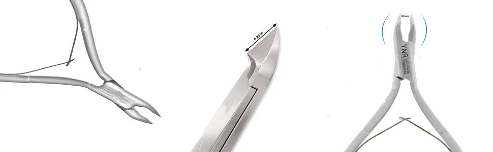 Professional Cuticle Nippers Stainless Steel Cuticle Cutters and Remover - Nipper Scissors Nail Care Tool for Manicure and Pedicure - product information 7