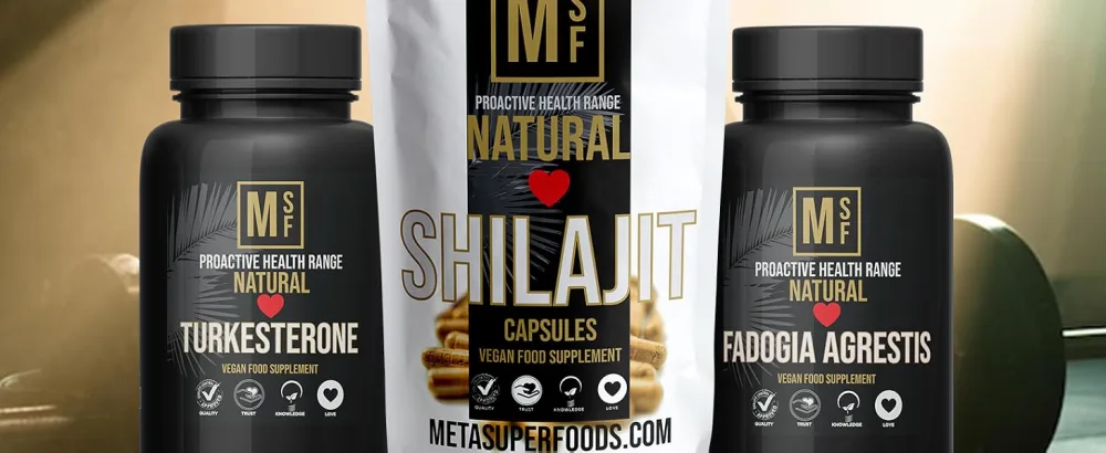 SHILAJIT | 60 Capsules | 1000mg Per Capsule | HIGH Potency | Premium Quality | Vegan | NO FILLERS NO Binders | Non GMO | Made in UK - Complete workout set for men