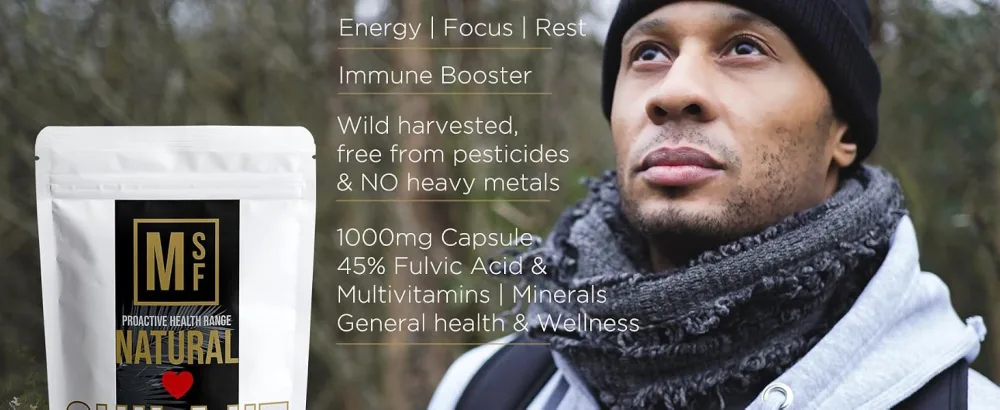 SHILAJIT | 60 Capsules | 1000mg Per Capsule | HIGH Potency | Premium Quality | Vegan | NO FILLERS NO Binders | Non GMO | Made in UK - Shilajit