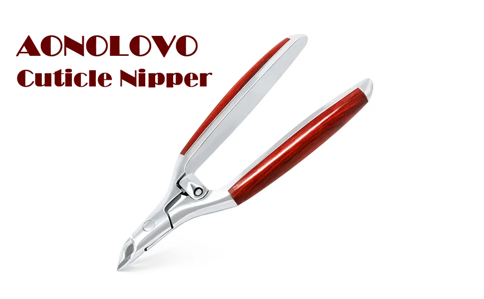 Professional Cuticle Nippers with Safe Lock Precision Stainless Steel Cuticle Trimmer Manicure Pedicure Tool for Fingernails - product information 16