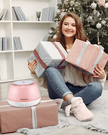 300ML Essential Oil Diffuser TAIGUCAT Aroma Diffuser Air Mist Humidifier Electric Scent nebulizer with 14 led Colour Lights and USB C Cable for home bedroom White - product information 11