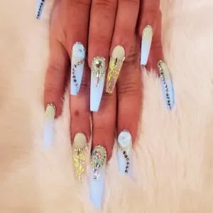 BNG 100Pcs Nail Forms Sticker Acrylic Extension Guide Tips Nail Art UV Gel Manicure Design Paper Tools Forms for Gel A(100pcs) - nail tips