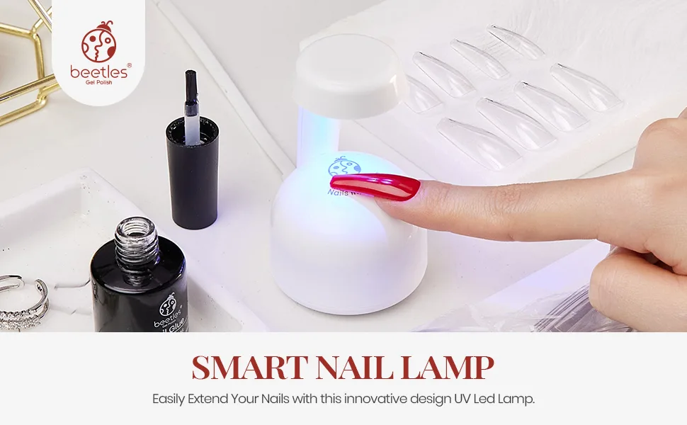 Beetles Mini UV Light for Gel Nails Gel Polish UV Led Lamp Gel x Lamp with Smart Sensor for Easy and Fast Extension System Manicure Uv Light Flash Curing - product information 12