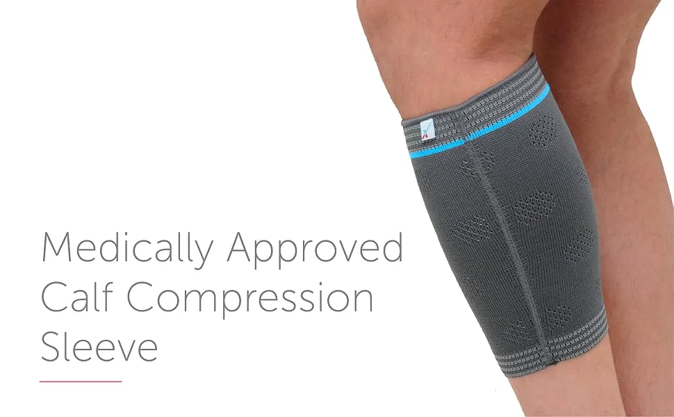 Express Orthopaedic - Medically Approved Woven Elastic Calf Compression Support Sleeve - Bilateral (XL - Calf Circ:42-46cm) - Express - Woven Elastic Calf Compression Sleeve