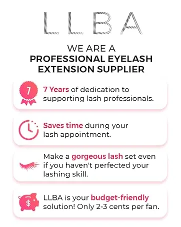 LLBA Eyelashes Glue for Professional - Clear & Black Adhesive | Multi Selctions for Drying Time 0.5-3 Sec | 0.17fl.oz - 5ml | Extra Strong Adhesive for Lash Extensions | Retention 7-8 Weeks (Speedy) - Brand Story